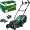 BOSCH CityMower 18V-32-300 zelená/čierna / Aku kosačka na trávu / 18V / Šírka záberu 32 cm / Kôš 30 L