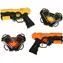 KIK Laserová pištoľ Paintball s IR terčom / sada 2 ks / 2x štít / bez batérií