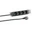EFB EK631DE.10 čierna / PDU / 10" 1U / 4X CEE 7/3 / 16 A