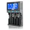 EverActive UC-4200 čierna / Nabíjačka pre Ni-MH a Li- ION batéria / AA / AAA / LCD displej / 4 batérie