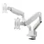 One For All DM4220 biela / Držiak pre monitor / Pre 2 monitory / 13-35" / nosnosť 10 kg