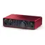 Focusrite Scarlett 2i2 4th Gen čierno-červená / Externá zvuková karta / USB-C / 2x XLR / Phantomové napájanie