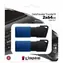 Kingston DataTraveler Exodia M 64 GB modro-čierna / Flash disk / USB-A 3.2 Gen 1/2 ks v balení