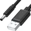 Unitek Y-C495BK čierna / Kábel USB-A - DC 3.5 mm / 1 m