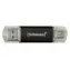 INTENSO Twist Line 128GB antracitová / Flash disk / USB-A + USB-C / USB 3.2 Gen 1 / 70 MB/s