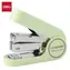 DELI Zošívačka LonGreen Easy limetková / Mini / 25 listov / 24/6 & 26/6 / 50 spôn / recyklovaný plast