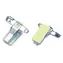 EuroSupplies Klips samolepiaci s krokodílom / Klips / 30x11 mm / 100 ks