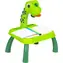 ECOTOYS Kresliaca tabuľa s projektorom Dinosaurus zelená / 3 tematické disky / 12 fixiek / 38x30x24 cm