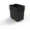 DOLONI Úložný box 18 l čierny / Úložný box / Objem 18 l / 33 x 27 x 26 cm / Uzatvárateľný