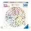 Ravensburger Okrúhle puzzle Circle of Colors: Vtáky / 500 dielikov