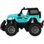 TEDDIES Terénne auto RC 1:43 modré / Diaľkové ovládanie / 27 MHz / so svetlom