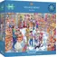 GIBSONS Puzzle Správy z dediny / 1000 dielikov / 68 × 49 cm