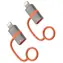 4smarts Adaptér USB-C na Lightning PD 27W sivá / Adaptér / Power Delivery 27W / 2 ks