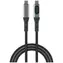 4smarts DigitCord 240W 1,5m čierny / Kábel USB4 / 40 Gb/s / 8K 60Hz / PD 240W