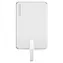 Flextail Zero Power Metal 5000 mAh strieborná / Powerbanka / Magnetické uchytenie / 5000 mAh / 7 mm