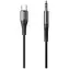 AWEI CL-116T čierna / Adaptér / USB-C / Jack 3,5 mm