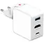 4smarts Flex Adapter Hub biela / Nabíjací adaptér s HDMI výstupom / GaN / 65W / 2x USB-C + USB-A / HDMI 4K 30Hz