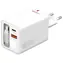 4smarts Flex Jojo 65W biela / Nabíjačka / GaN / 2x USB-C + 1x USB-A / výsuvný kábel USB-C