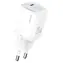 USAMS CC248 biela / Nabíjačka / USB-C / PD 20W / GaN čip