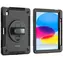 4smarts Rugged Case Grip pre Apple iPad 11" čierne / Odolné púzdro s úchytom / Stojanček 360°, MIL-STD-810H
