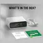 4smarts GaN Screen 100W 3C+2A biela / Nabíjačka / LED displej / 3x USB-C / 2x USB-A / PD, QC 3.0