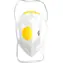 YATO Respirátor FFP1 s ventilom / Respirátor / 3 ks / EN 149:2001