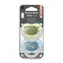 Tommee Tippee Night chlapčenský / Cumlík / silikón / svieti v tme / 0-6 m / 2 ks