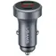 USAMS CC327 tarnish / Autonabíjačka / 45W / USB-A + USB-C / hliníkové telo