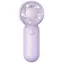 USAMS ZB354 Mini Pocket Fan fialová / Vreckový ventilátor / 3 rýchlosti / USB nabíjanie / výdrž až 2 h