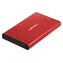 Natec Rhino GO červená / Externý box / 2,5" SATA HDD / SSD / USB 3.0 / hliníkový