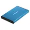 Natec Rhino GO modrý / Externý box / 2,5" HDD / SSD / USB 3.0 / SATA III / hliníkový