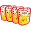 STOR Sada uzatvárateľných vreciek Pokémon / Vrecko / 4 ks / Zip / Bez BPA