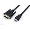 TB Touch HDMI-DVI (24+1) čierna / Prepojovací kábel / Pozlátené konektory / HDMI 1.4 / 1,8 m