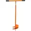 Flo Ručný pôdny vrták 250 mm / Vrták do pôdy / dĺžka 115 cm / celokovová konštrukcia