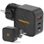 Hammer RapidCharge 65W čierna / Nabíjačka do siete / 65 W / 1x USB-A / 2x USB-C / PD
