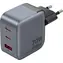 Vention nabíjačka GaN 70W sivá / Nabíjačka / 2x USB-C / 1x USB-A / PD