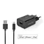 Nedis 12W čierna / Sieťová nabíjačka / USB-A / 2,4 A / kábel Lightning 1 m