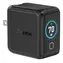BMX GaNsta 70W čierna / Cestovná nabíjačka / GaN / LCD displej / 2x USB-C / 1x USB-A / PD 70W