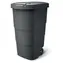Záhradná nádoba s kolieskami WHEELER 90 l antracit/s recyklovaným čiernym vekom