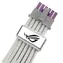 Asus ROG Equalizer biela / Napájací kábel pre GPU / 12V-2x6 / PCIe 5.1 / 0,75 m
