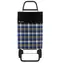 Rolser Jean Scottish 2 čierna / Nákupná taška na kolieskach / 2 kolieska / 43 l / nosnosť 50 kg / 1,12 kg