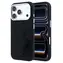 Lacoste PVC Petit Pique Semi Wrap Embossed čierna / Zadný kryt / iPhone 18 Pre Max / MagSafe