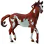 COLLECTA Figúrka kôň Mustang gaštanový / 1:12 / Deluxe