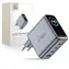 Tech-Protect NC140W-GaN tmavo šedá / Nabíjačka / GaN / 4 porty / PD 140W / QC 3.0
