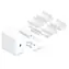 Ubiquiti UniFi UNAS 4 biela / Sieťové úložisko NAS / 4× 2.5/3.5" / 2× M.2 NVMe / QC-A55 1.7GHz / 4GB RAM / 2.5GbE