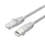 Lanview CAT6a biela / Sieťový kábel / U/UTP / LSZH / 1 m / PoE+