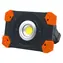 Solight LED reflektor 10W oranžovo-čierna / prenosný / nabíjací / 1000lm