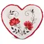 Nici Vankúš Zajačik LOVE srdce 25x22 cm / Plyšový vankúš