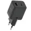 Allity ATC-01-20WAC Duálna USB rýchlonabíjačka GaN 20W čierna / 1xUSB-A / 1xUSB-C / PD / QC