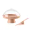BlimPlus Alzata Agora pink sand / Tortový podnos s poklopom / O 30 cm / bez BPA